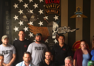 Sgt. Kelby Price presented with Action Trackchair