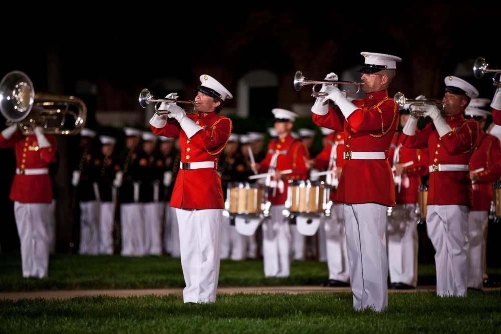 Marine Barracks Washington Evening Parade May 20th 2016