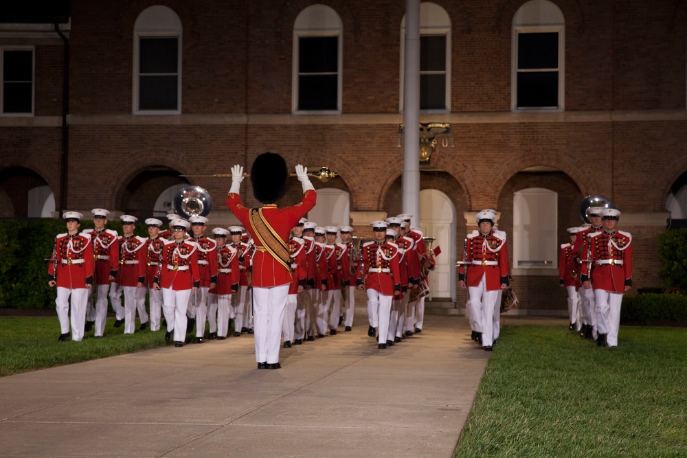 Marine Barracks Washington Evening Parade May 20, 2016