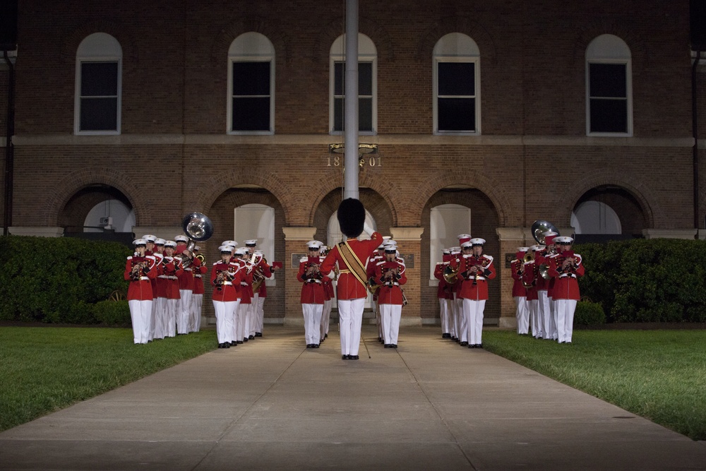 Marine Barracks Washington Evening Parade May 20, 2016