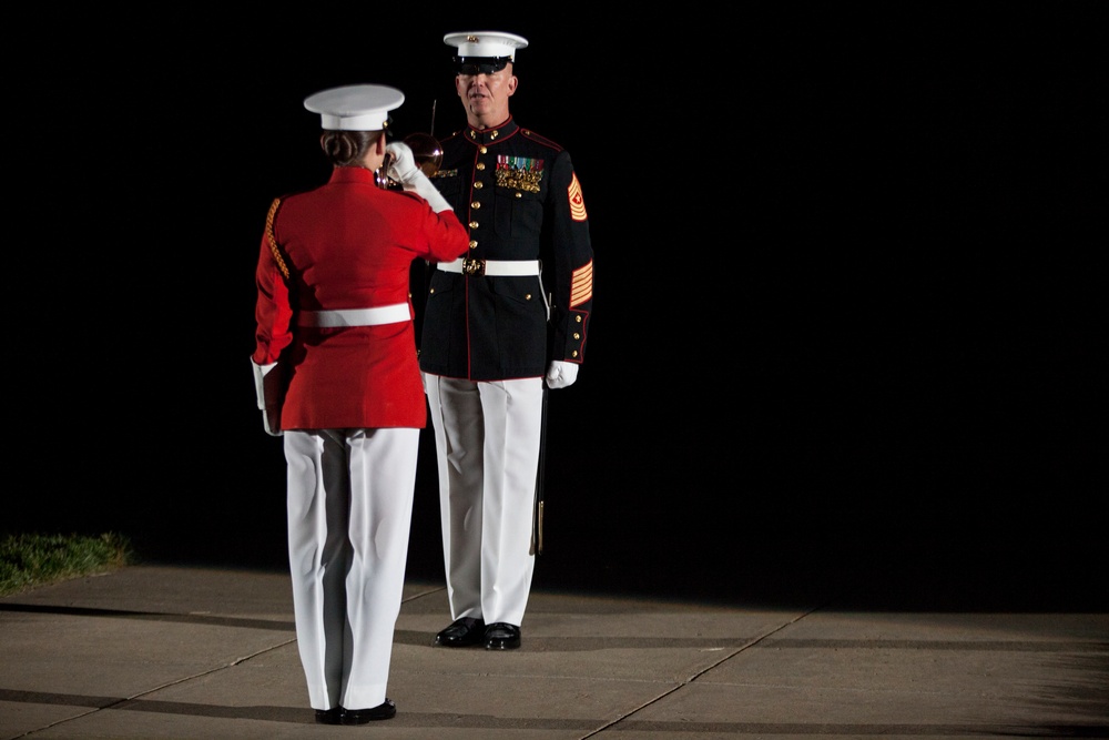 Marine Barracks Washington Evening Parade May 20, 2016