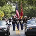 US Marines and other Service member participate in the 2016 Beaufort Memorial Day Parade.