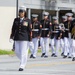 US Marines and other Service member participate in the 2016 Beaufort Memorial Day Parade.