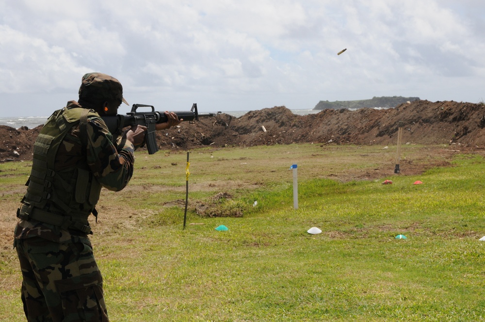 Range Live Fire during Tradewinds 2016
