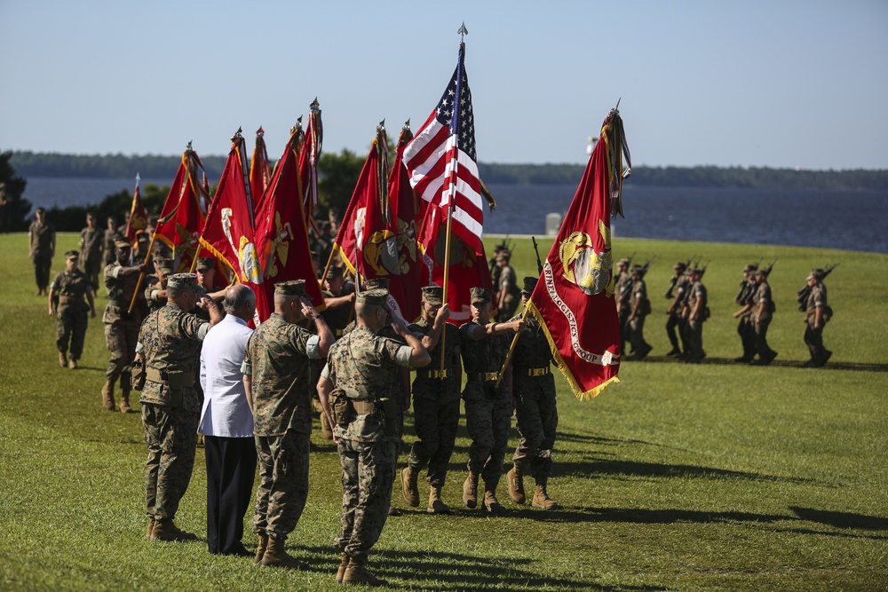 2nd MLG says farewell to commanding general