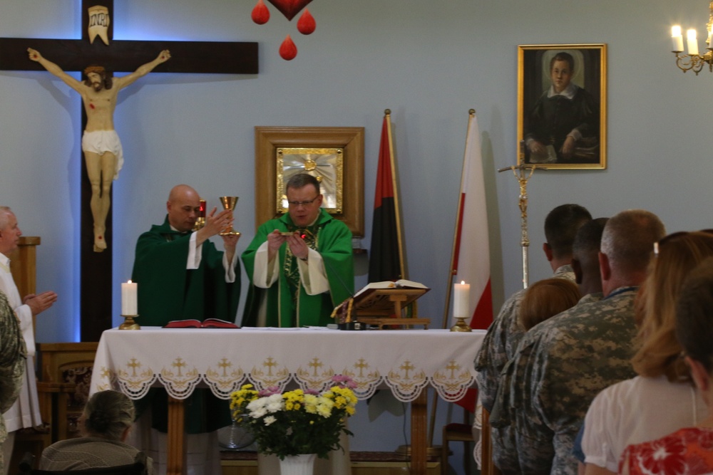 Allies Come Together for Religious Services during Anaconda 16