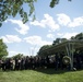 The graveside service for 2nd. Lt. Malvin Greston &quot;Marvelous Mal&quot; Whitfield, Tuskegee Airman and five-time Olympic medalist, at Arlington National Cemetery