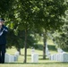 The graveside service for 2nd. Lt. Malvin Greston &quot;Marvelous Mal&quot; Whitfield, Tuskegee Airman and five-time Olympic medalist, at Arlington National Cemetery