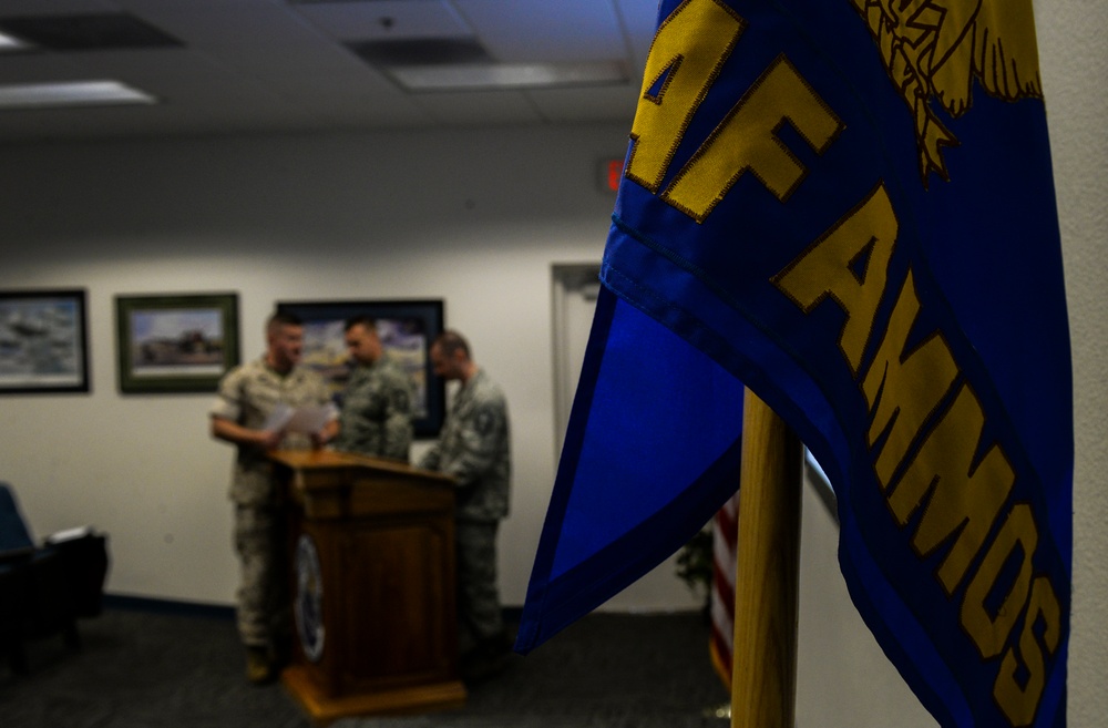 First Marine graduates USAF AMMOS