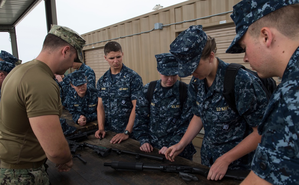 CRG 1 Hosts ROTC Midshipmen