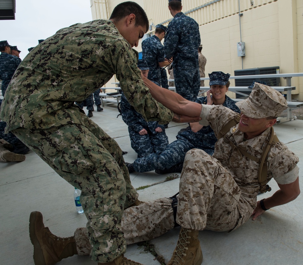 CRG 1 Hosts ROTC Midshipmen