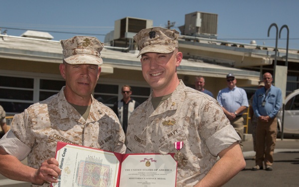 PWD officer recieves Meritorious Service Medal