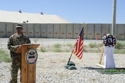 One year later, remembering a patriot, a friend