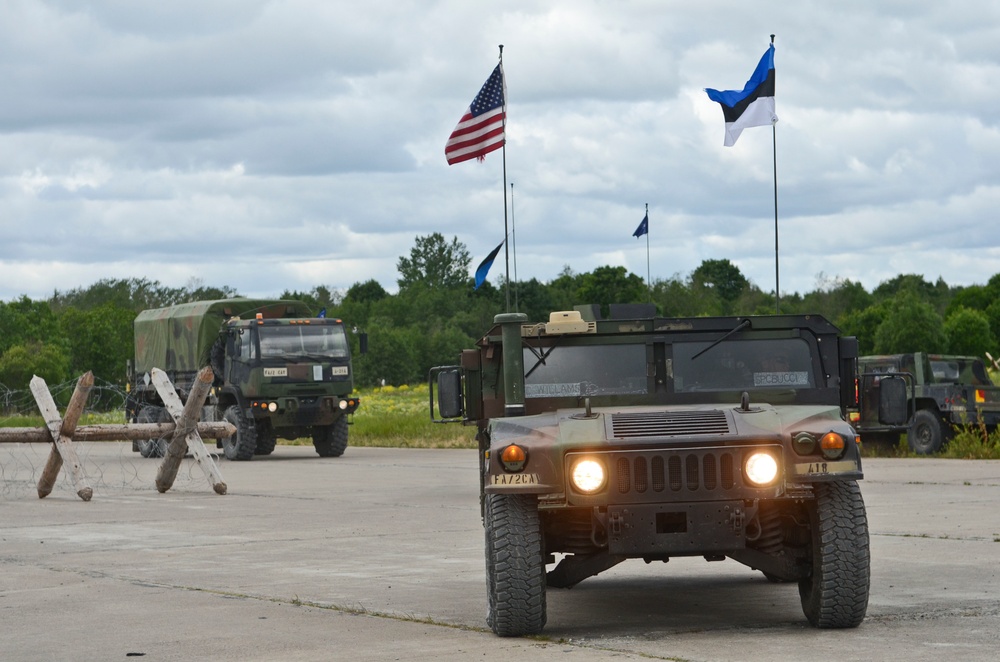 Task Force Hell arrives in Estonia