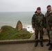 U.S. and German Soldiers visit Pointe du Hoc together