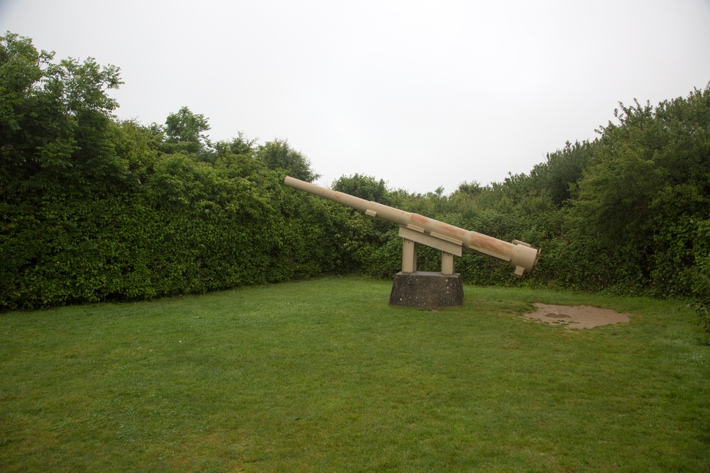 U.S. and German Soldiers visit Pointe du Hoc together