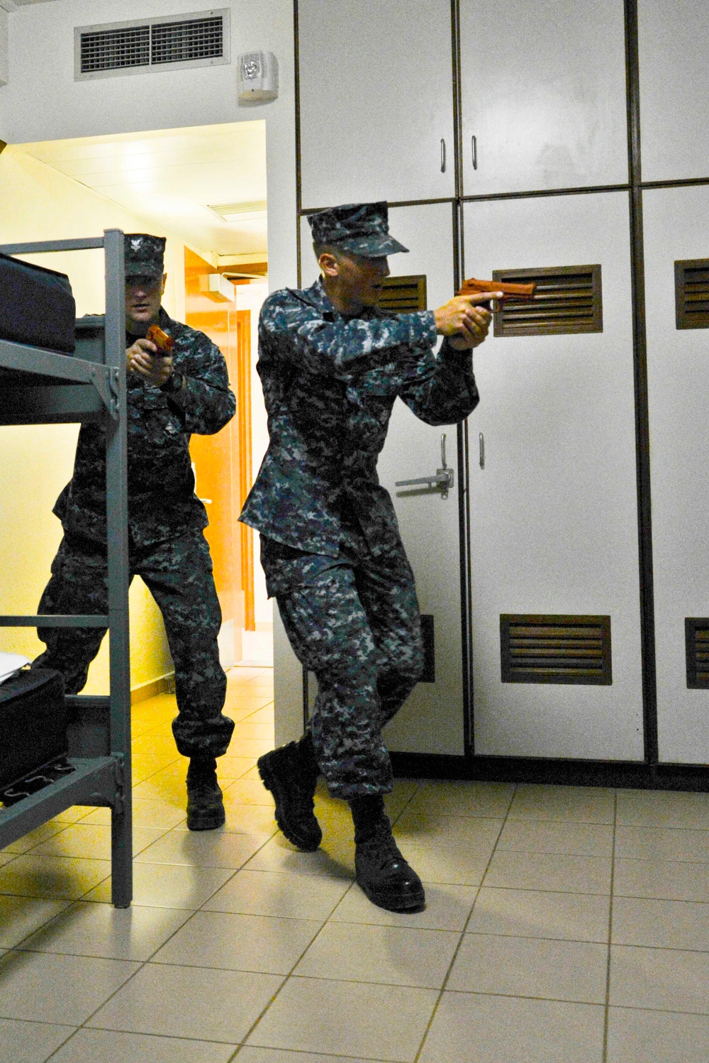 Room clearing training exercise at Naval Support Activity (NSA) Souda Bay