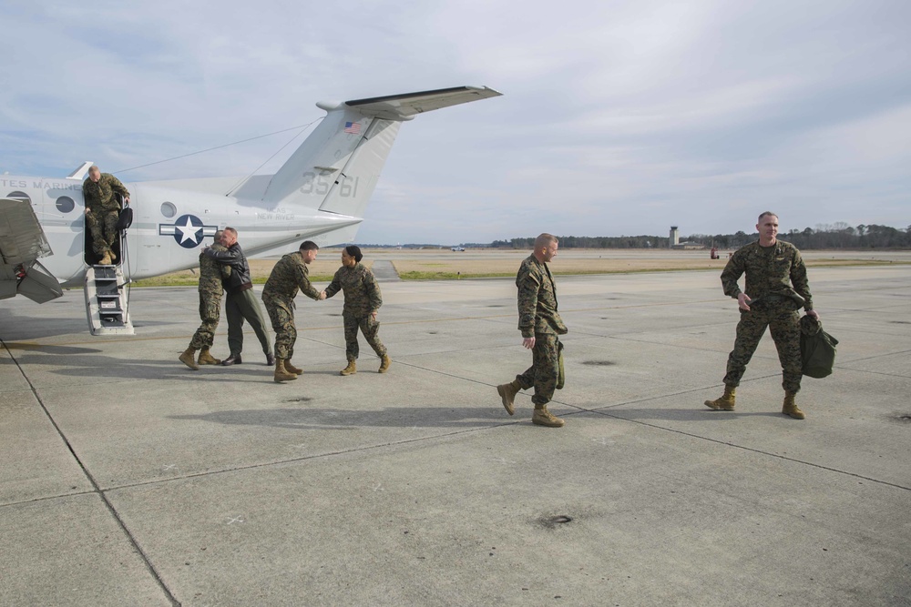 2nd MAW Commanding General visits MCAS Beaufort