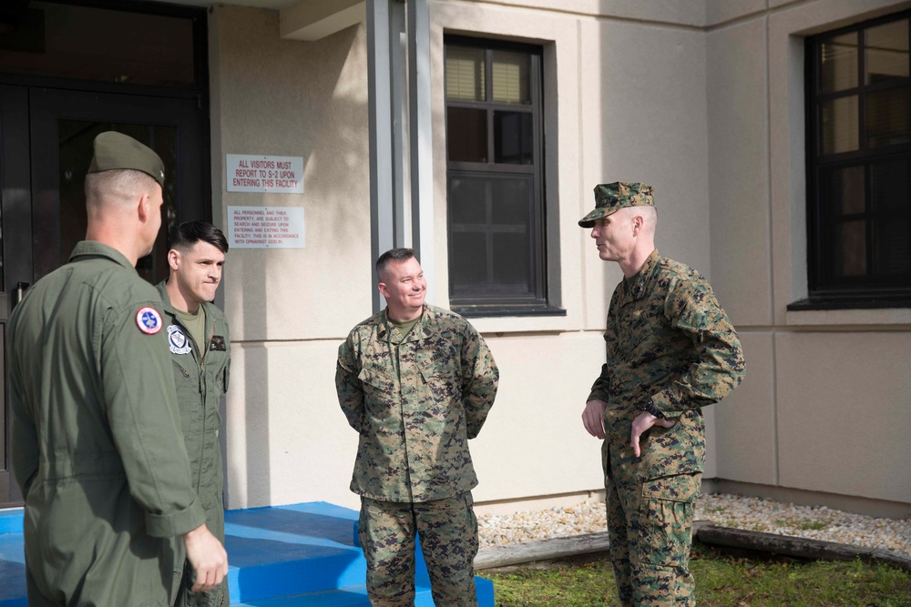 2nd MAW Commanding General visits MCAS Beaufort