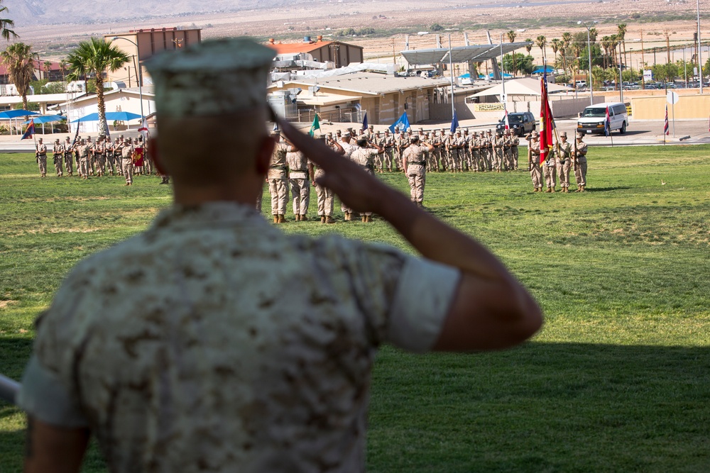 HQBN holds change of command