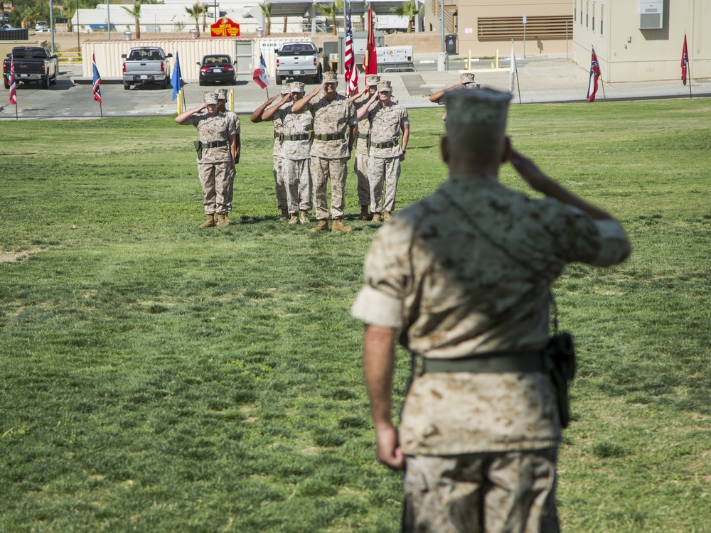 HQBN holds change of command