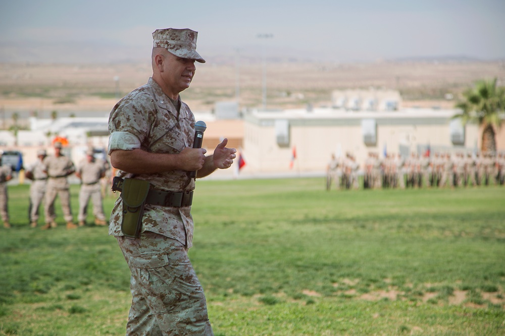 HQBN holds change of command