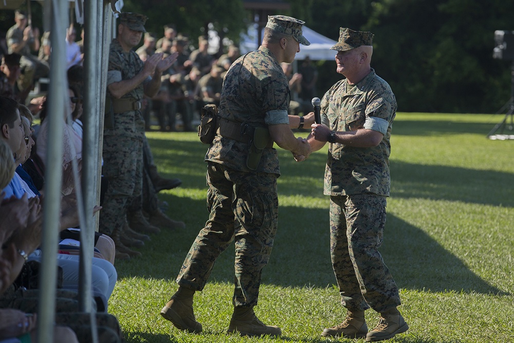 2nd MLG Change of Command