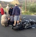 All in a Day’s Work; 1st MLG Sailors respond to motorcycle accident