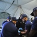 Members of the Coast Guard mobile medical unit participate in interagency exercise during Cascadia Rising 2016
