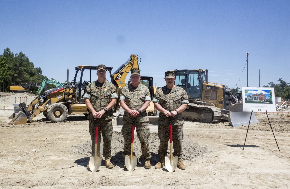 II MEF leadership break ground on new EOTG training facility