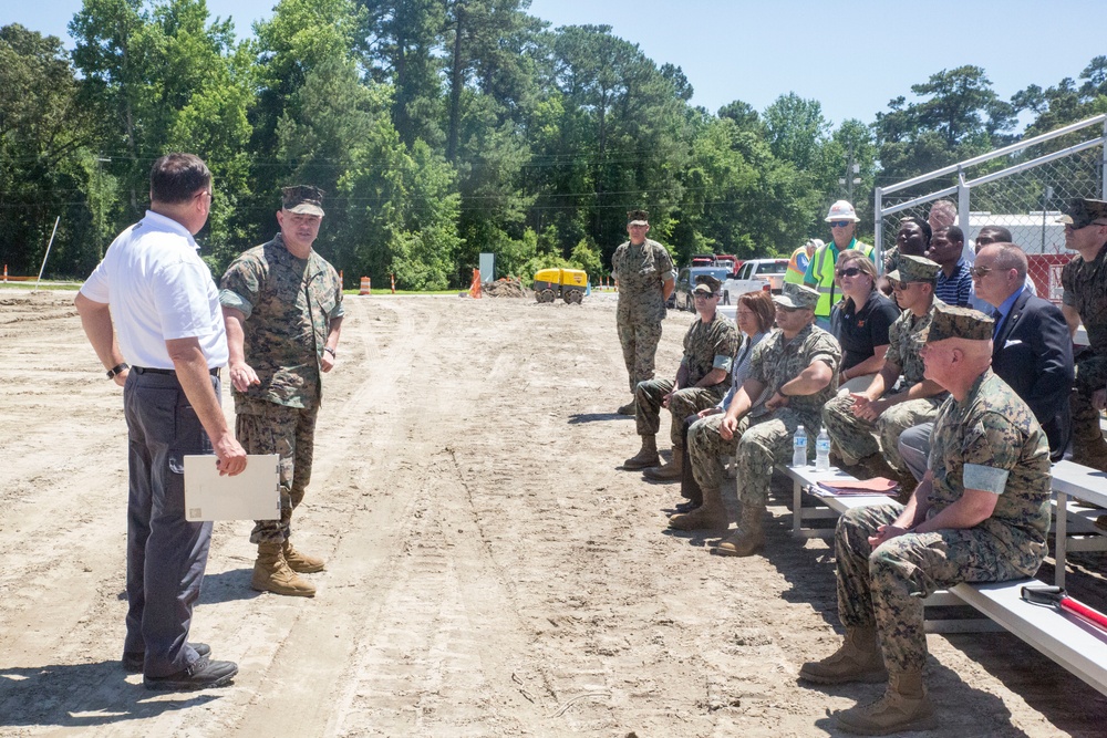 II MEF leadership break ground on new EOTG training facility