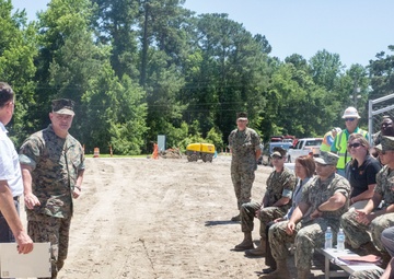II MEF leadership break ground on new EOTG training facility