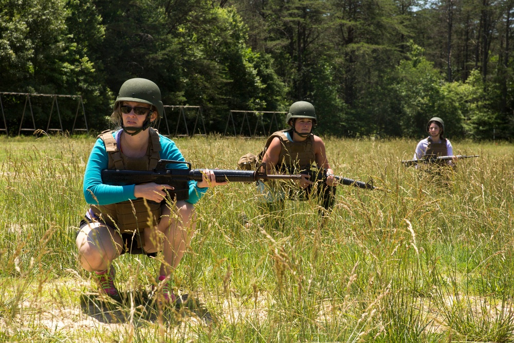 2016 Educators Workshop attendees learn, execute infantry patrols