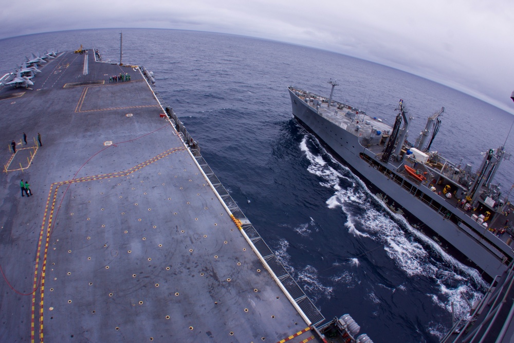 Replenishing at sea