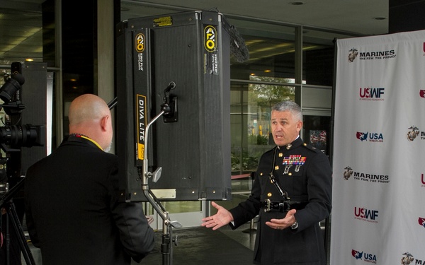 Marines Participate in U.S. Wrestling Foundation Gala