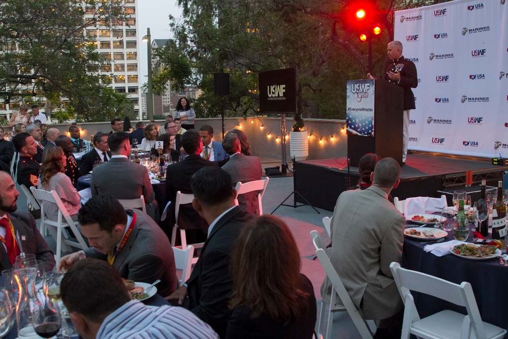 Marines Participate in U.S. Wrestling Foundation Gala