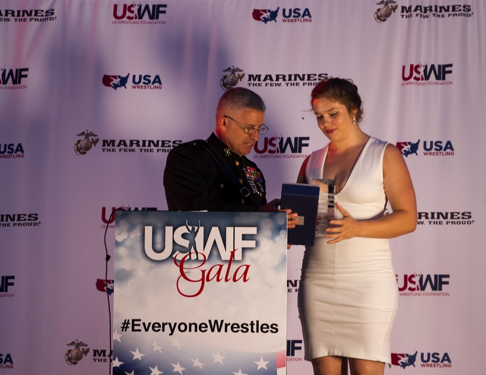 Marines Award Young Leaders at U.S. Wrestling Foundation Gala
