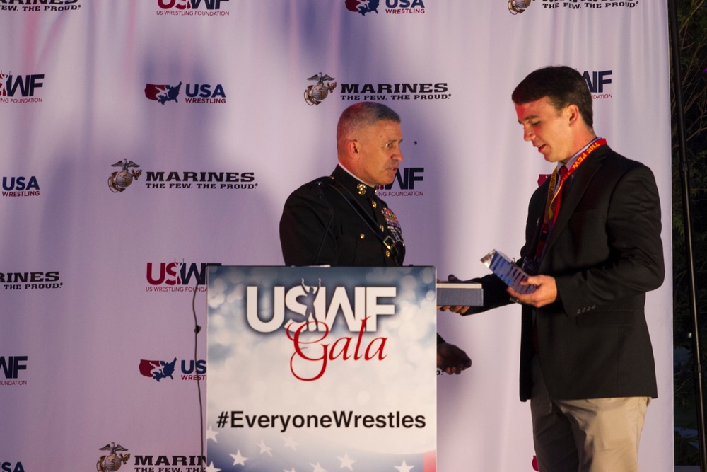 Marines Award Young Leaders at U.S. Wrestling Foundation Gala