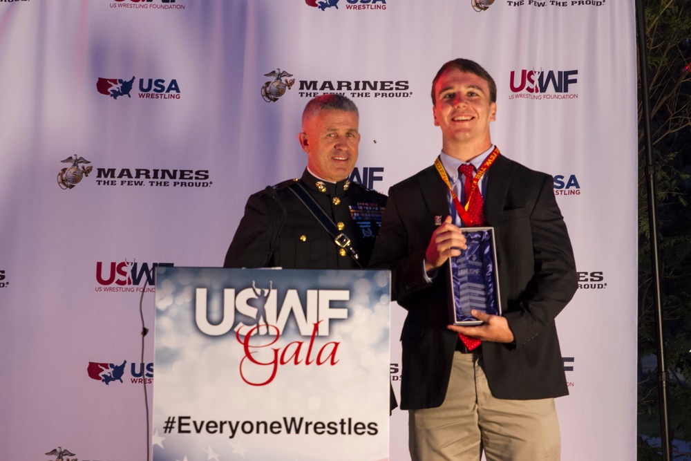 Marines Award Young Leaders at U.S. Wrestling Foundation Gala