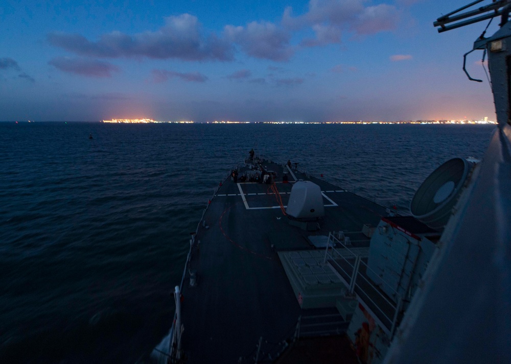 DVIDS - Images - USS Stout (DDG 55) Suez Canal Transit [Image 1 of 5]
