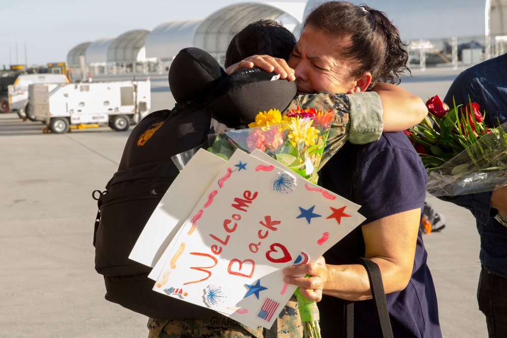 Happy to be home: VMA-214 “Black Sheep,” MALS-13 “Black Widows” service members return to MCAS Yuma