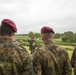 U.S. Army and German paratroopers visit Iron Mike Memorial together