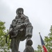 U.S. Army and German paratroopers visit Iron Mike Memorial together
