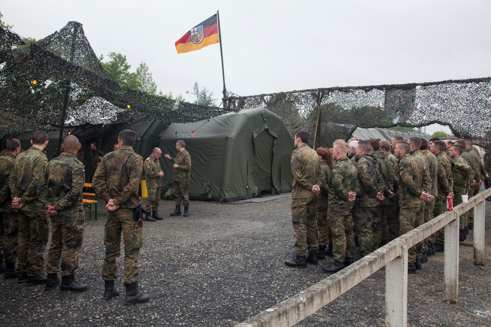 German Luftlandebrigade 1 participates in 72nd Anniversary of Normandy Landings