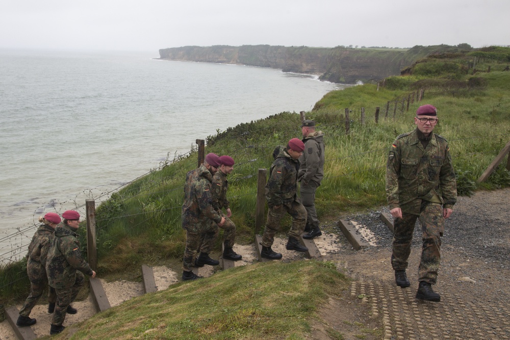 German Luftlandebrigade 1 participates in 72nd Anniversary of Normandy Landings