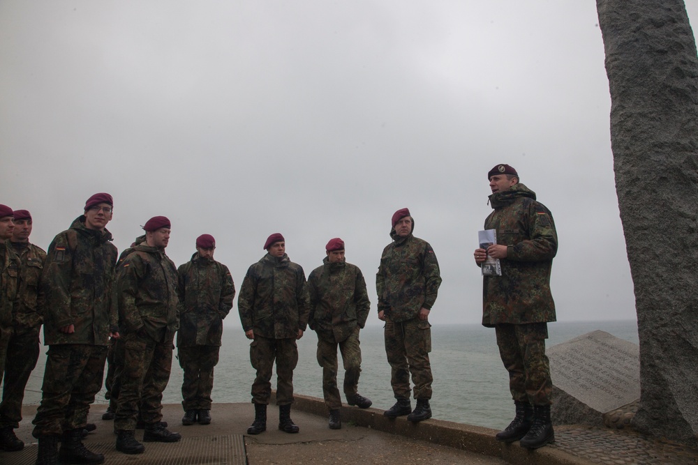 German Luftlandebrigade 1 participates in 72nd Anniversary of Normandy Landings