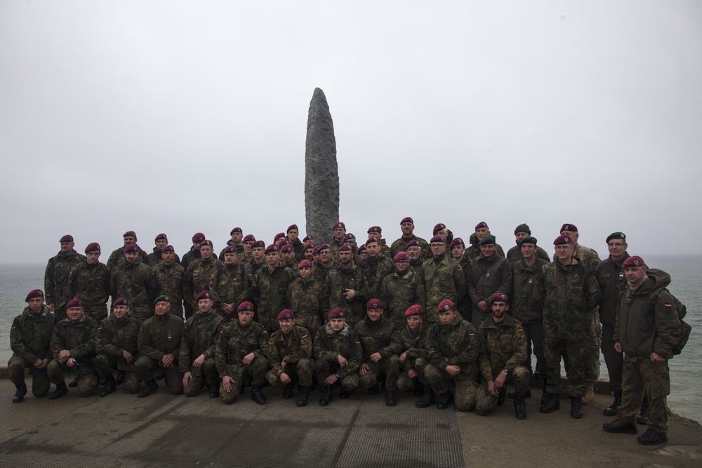 German Luftlandebrigade 1 participates in 72nd Anniversary of Normandy Landings