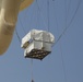 U.S. ARMY PARATROOPERS JUMP FROM A BALLOON IN BELGIUM