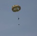 U.S. ARMY PARATROOPERS JUMP FROM A BALLOON IN BELGIUM