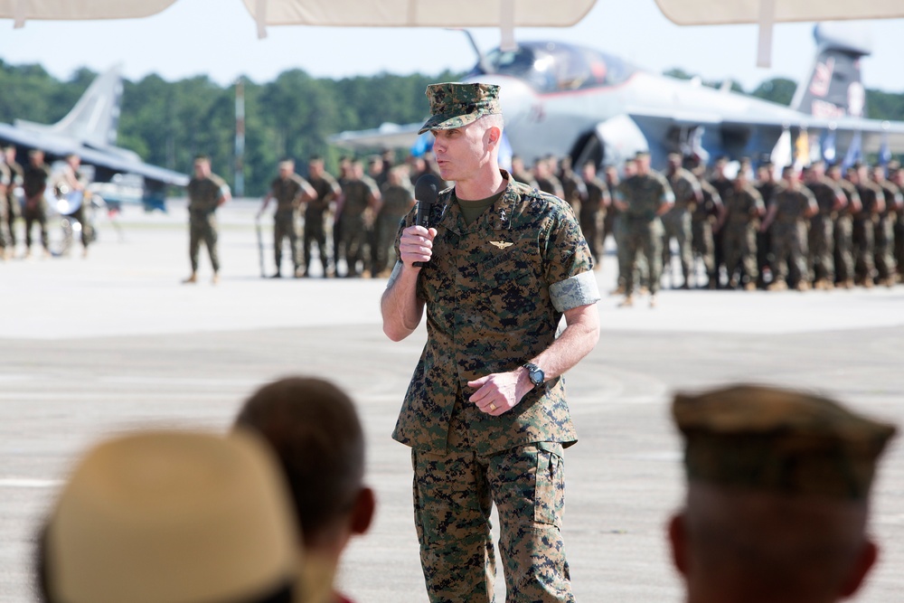 2nd MAW Change of Command